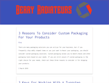 Tablet Screenshot of berry-radiateurs.com